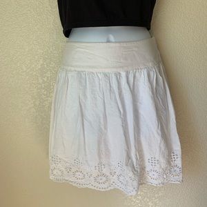 French Connection Anoushka Eyelet-Hem Skirt